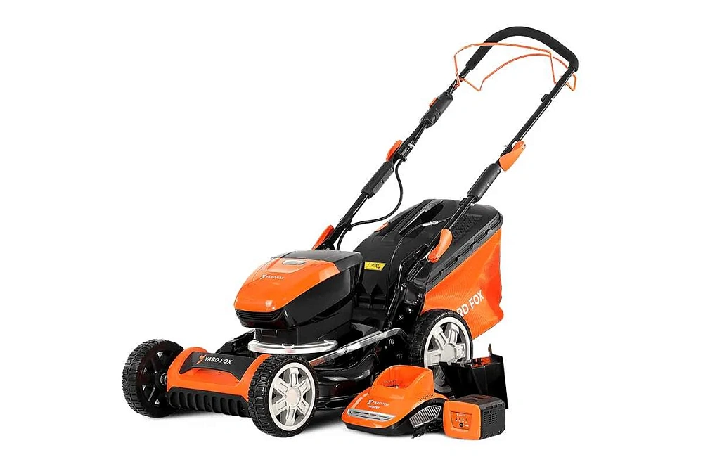Аккумуляторная самоходная газонокосилка YARD FOX 60V EL 4655 B SET